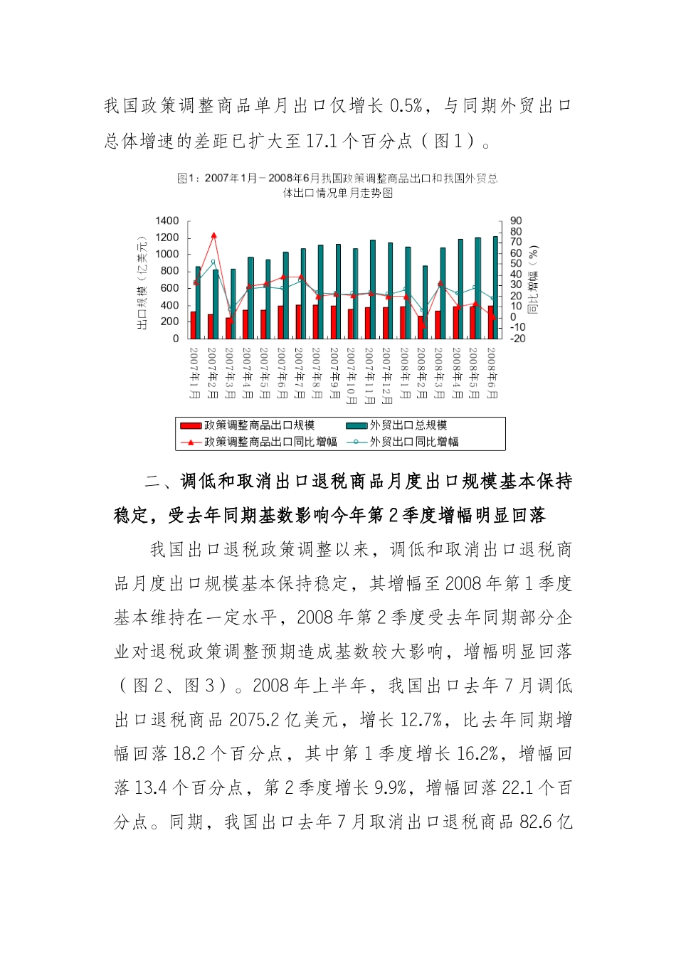 国家出口退税政策调整对我国外贸出口影响渐趋稳定_第2页