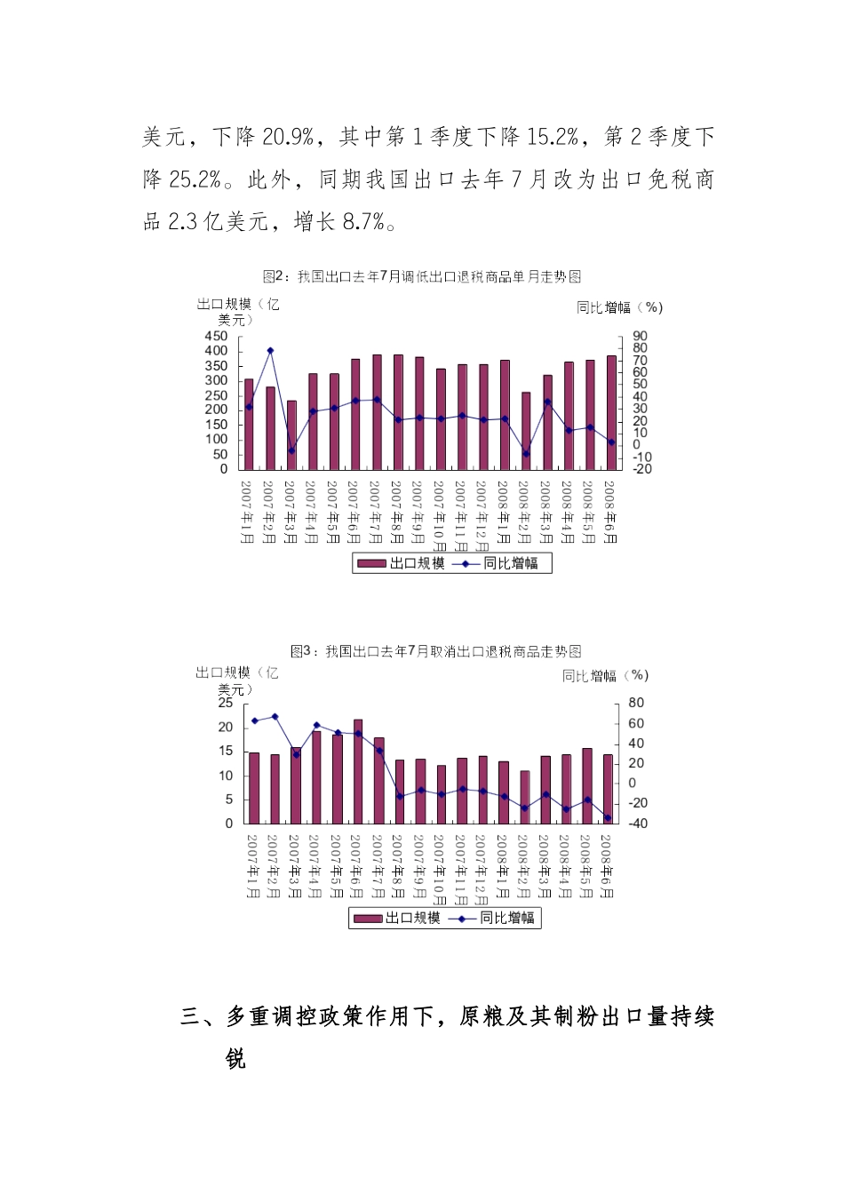 国家出口退税政策调整对我国外贸出口影响渐趋稳定_第3页