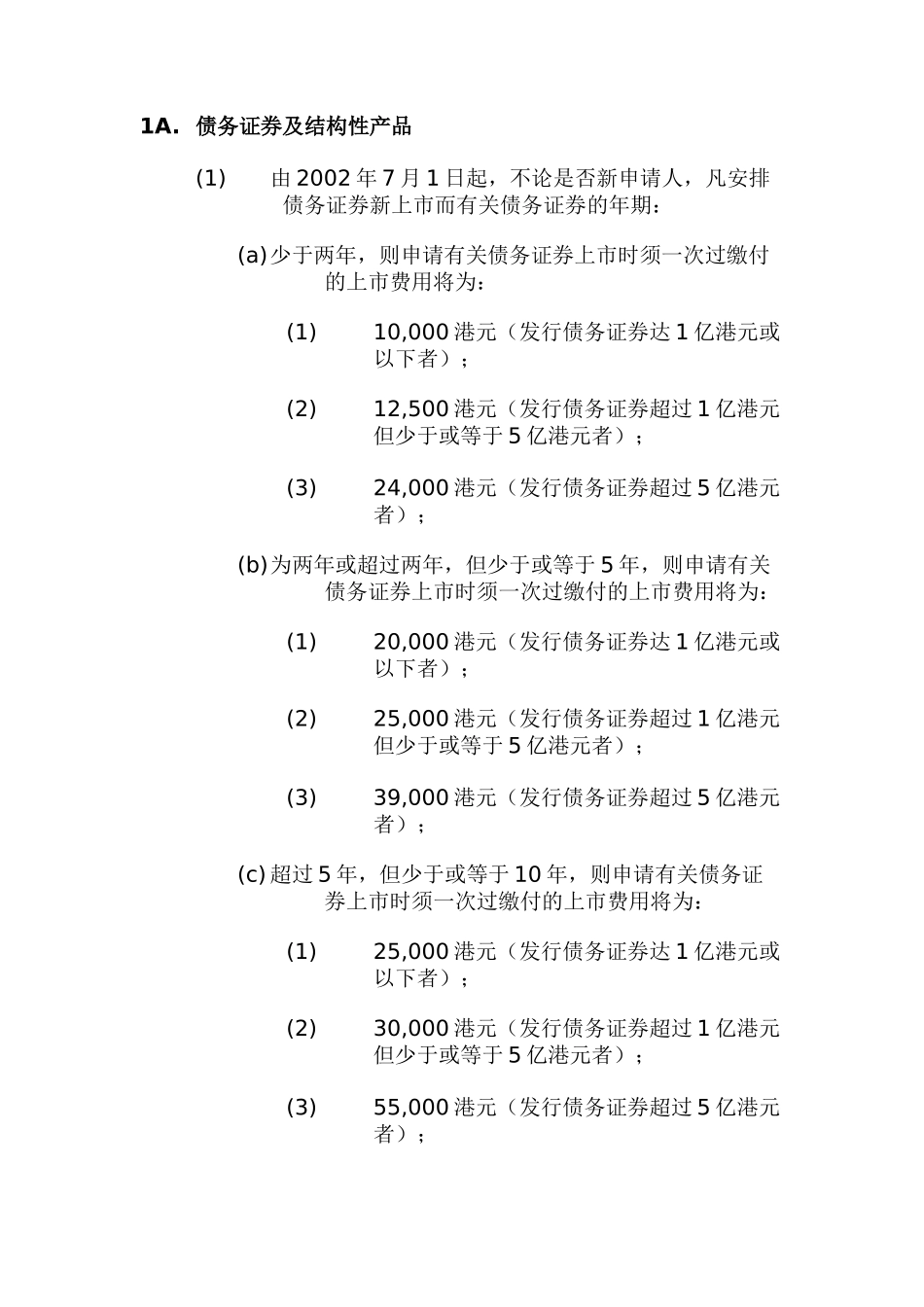 发售现有证券的交易征费与交易费_第2页