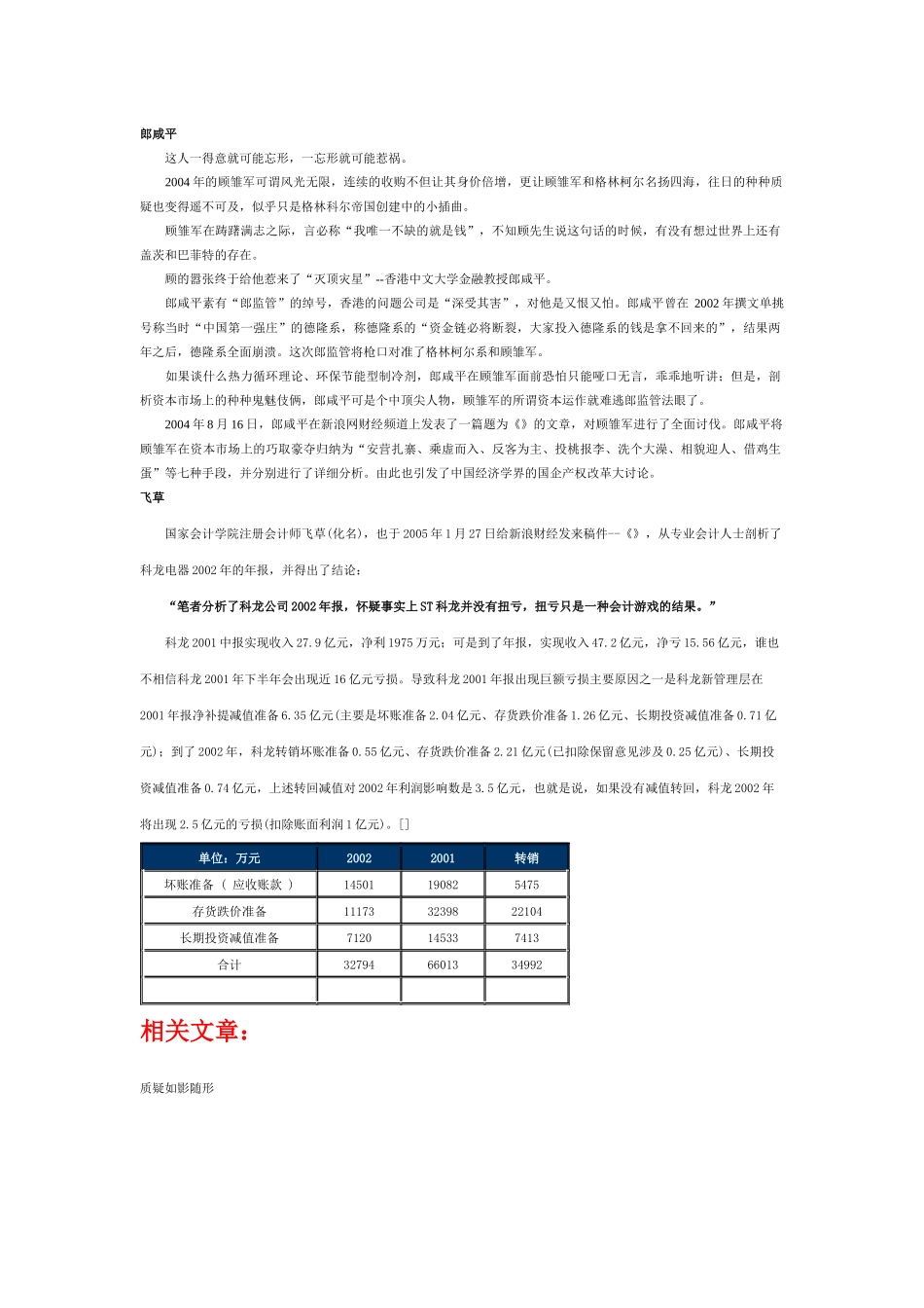 格林柯尔事件及其审计_第3页