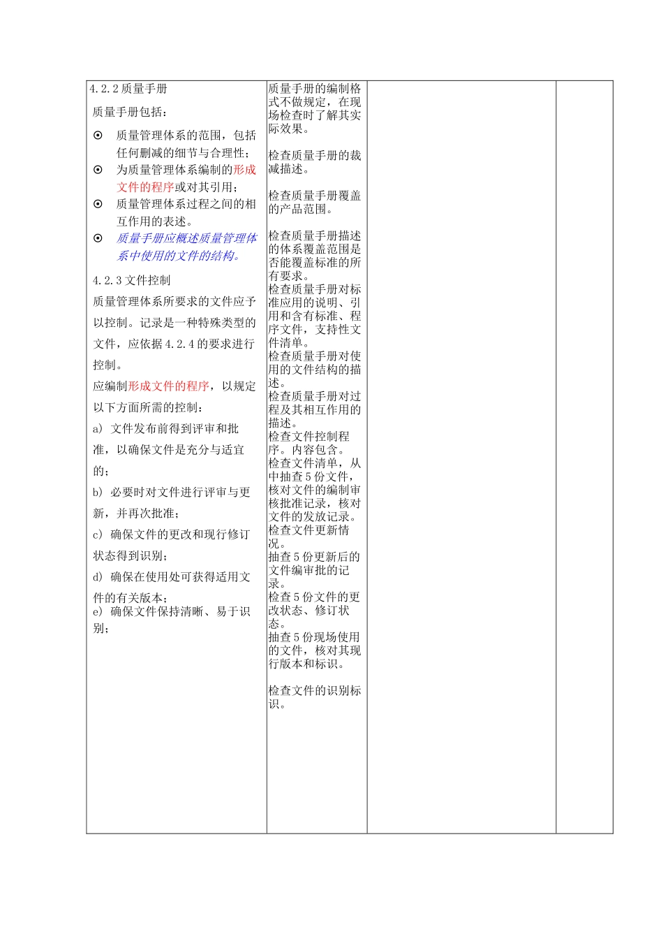 ISO13485内审检查表_第2页