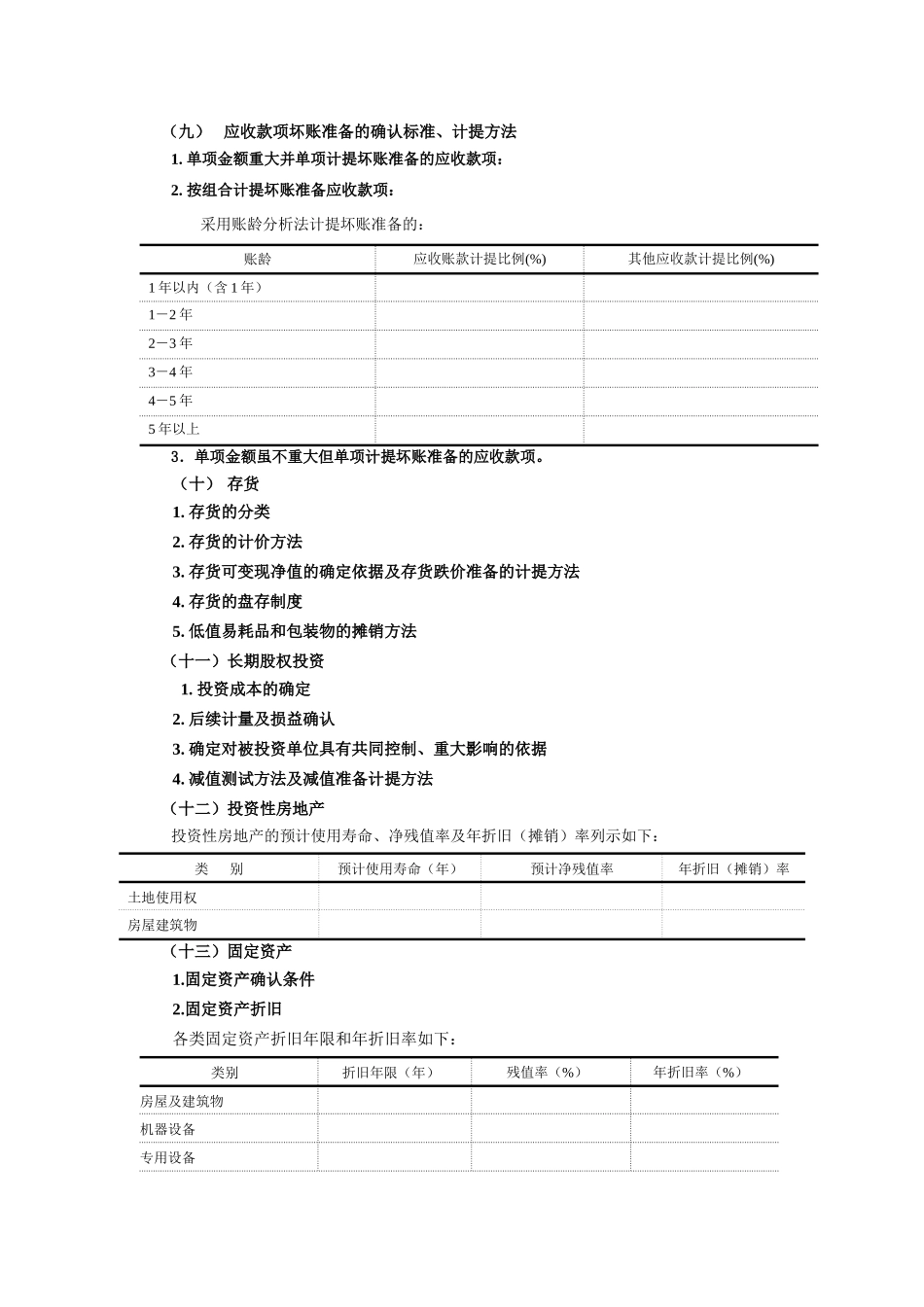 会计报表附注模板_第2页