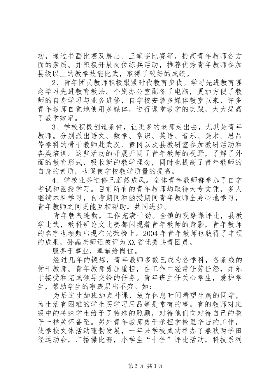 团支部工作总结_第2页