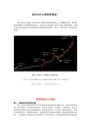 国泰金安XXXX黄金投资简介0