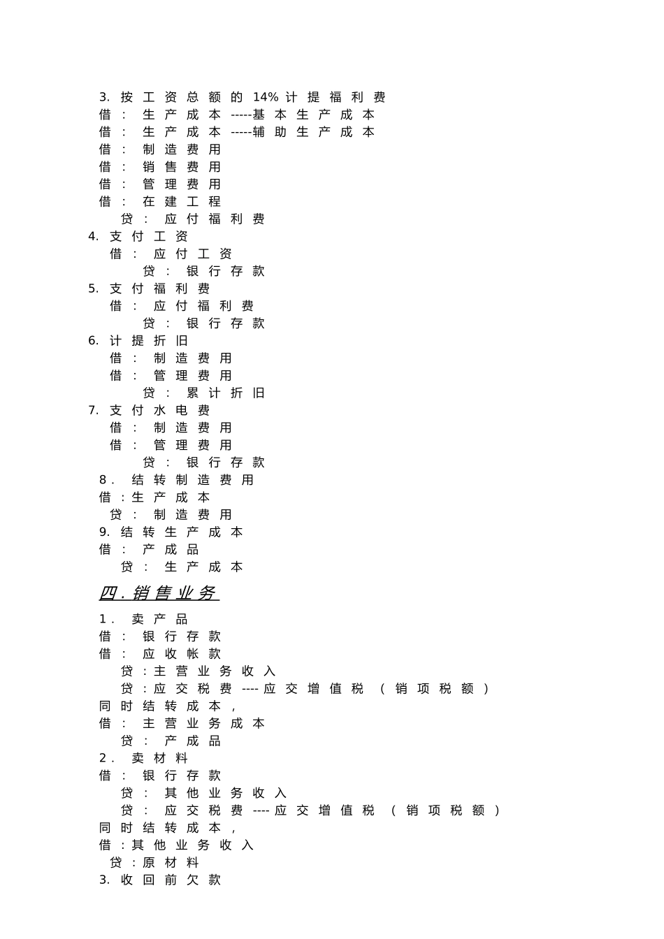 常用的必背的会计分录如下_第2页