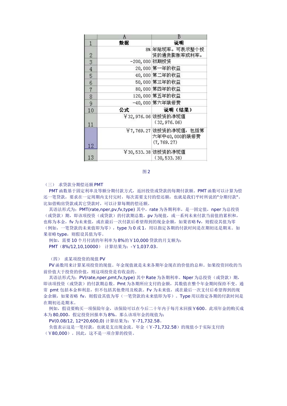 Excel函数应用之5财务函数_第3页