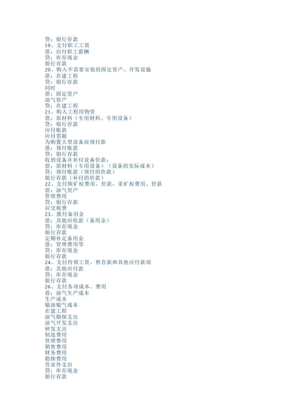 XXXX会计科目应用之会计分录大全_第3页