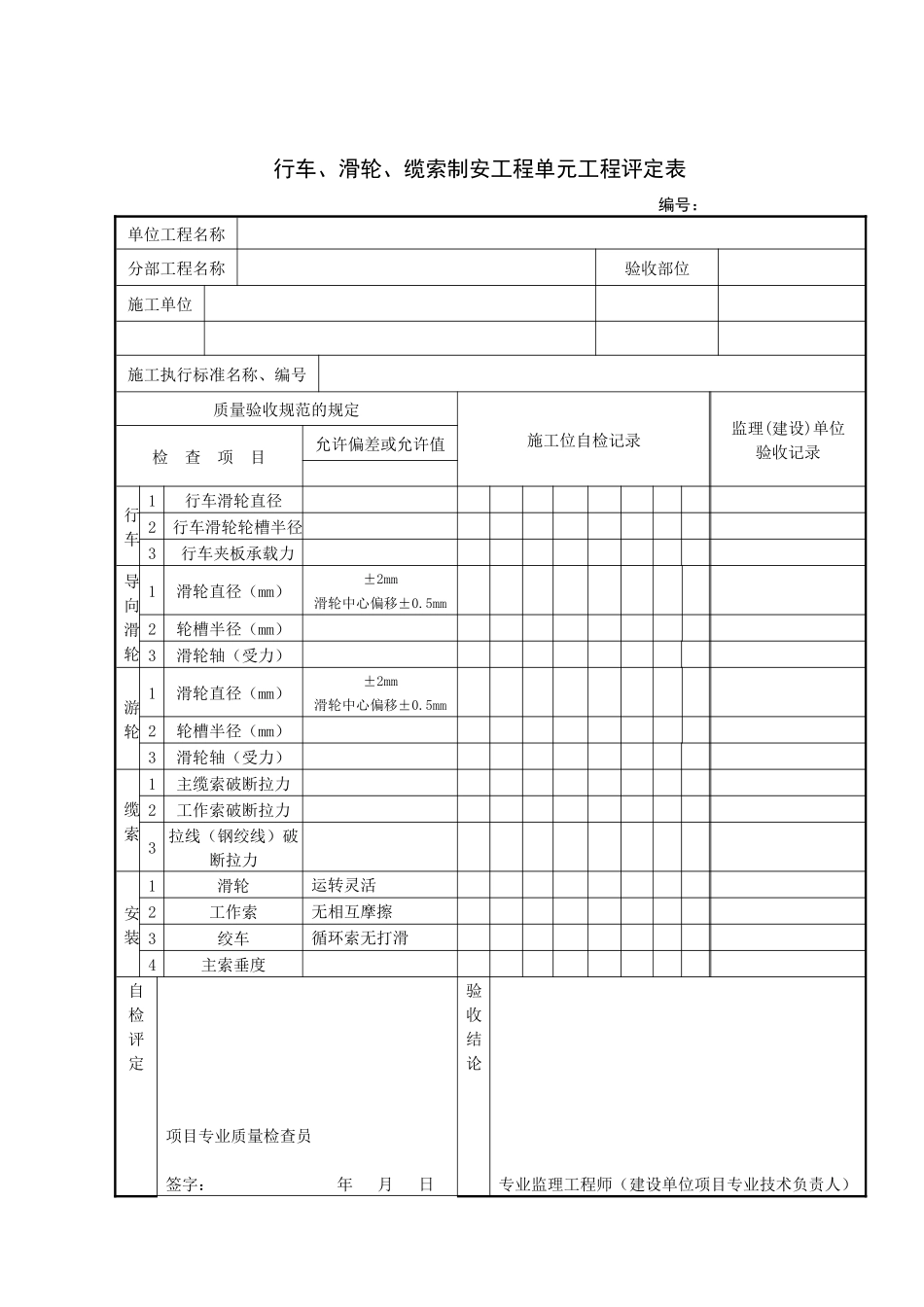 《湖北省水文基础设施工程施工质量评定表》汇编(一)_第3页
