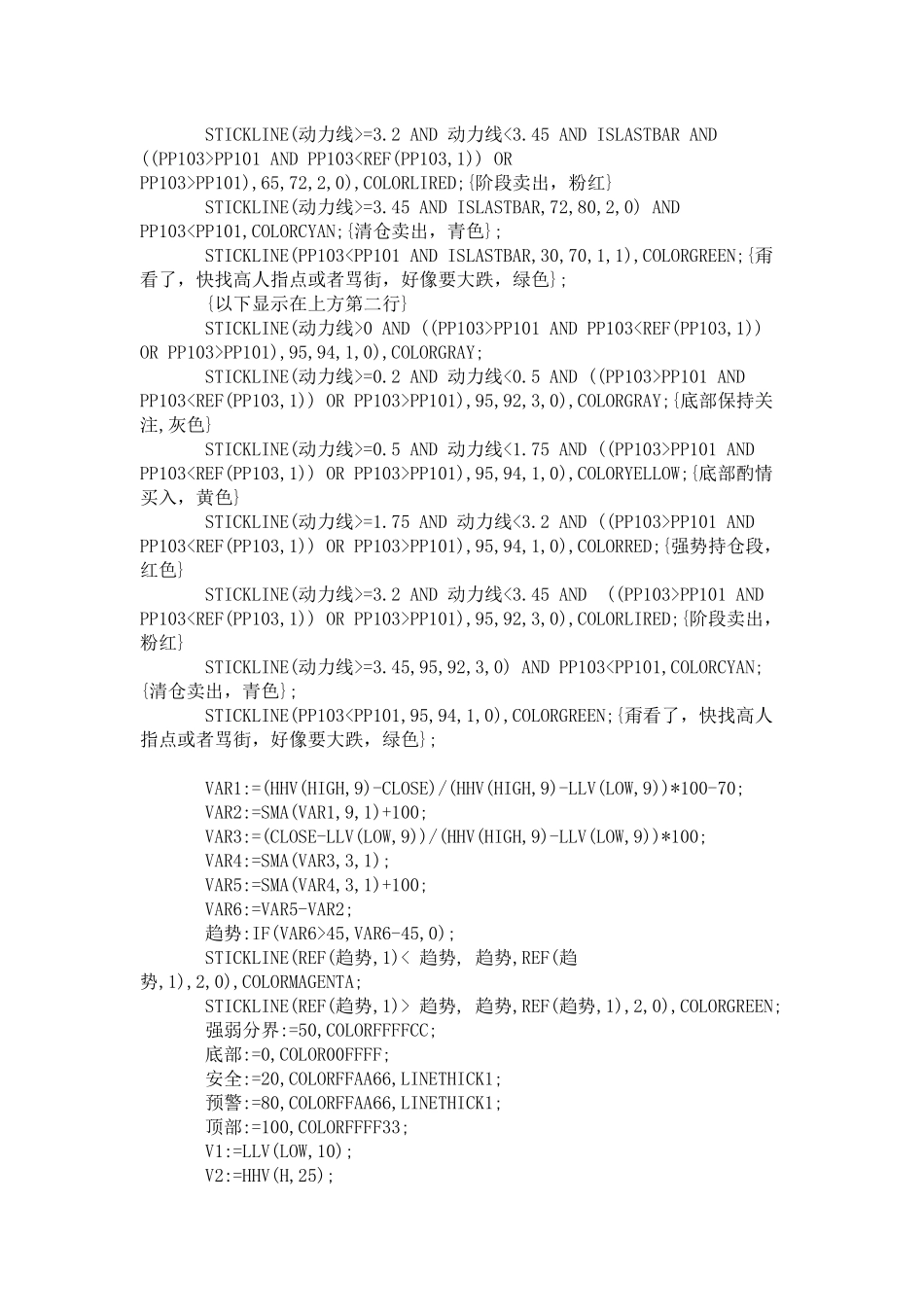 顶底资金进场之指标公式源码_第2页