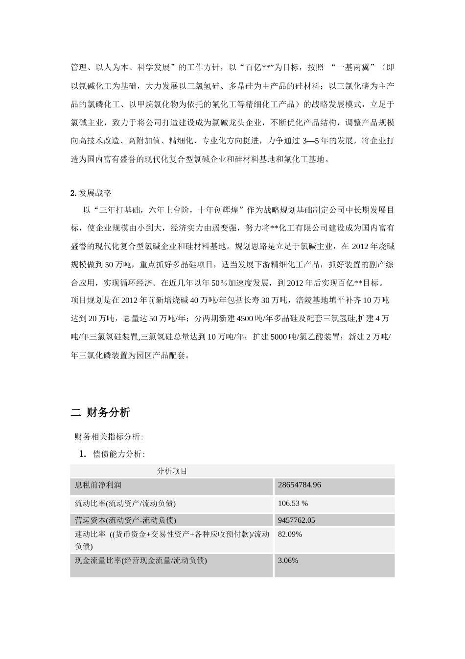 财务管理课程报告_第3页