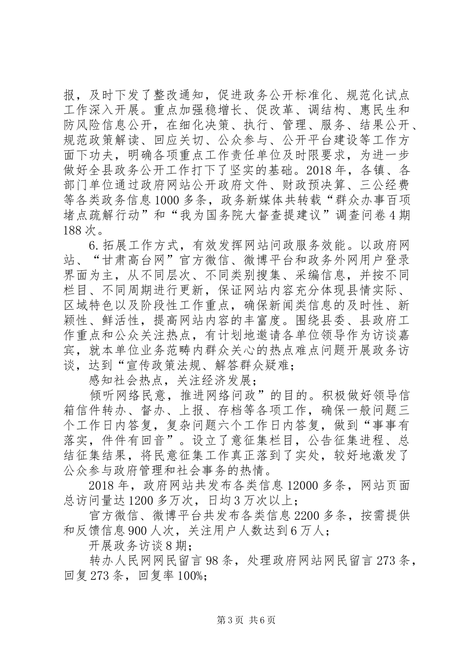 县XX年度政府门户网站工作总结_第3页