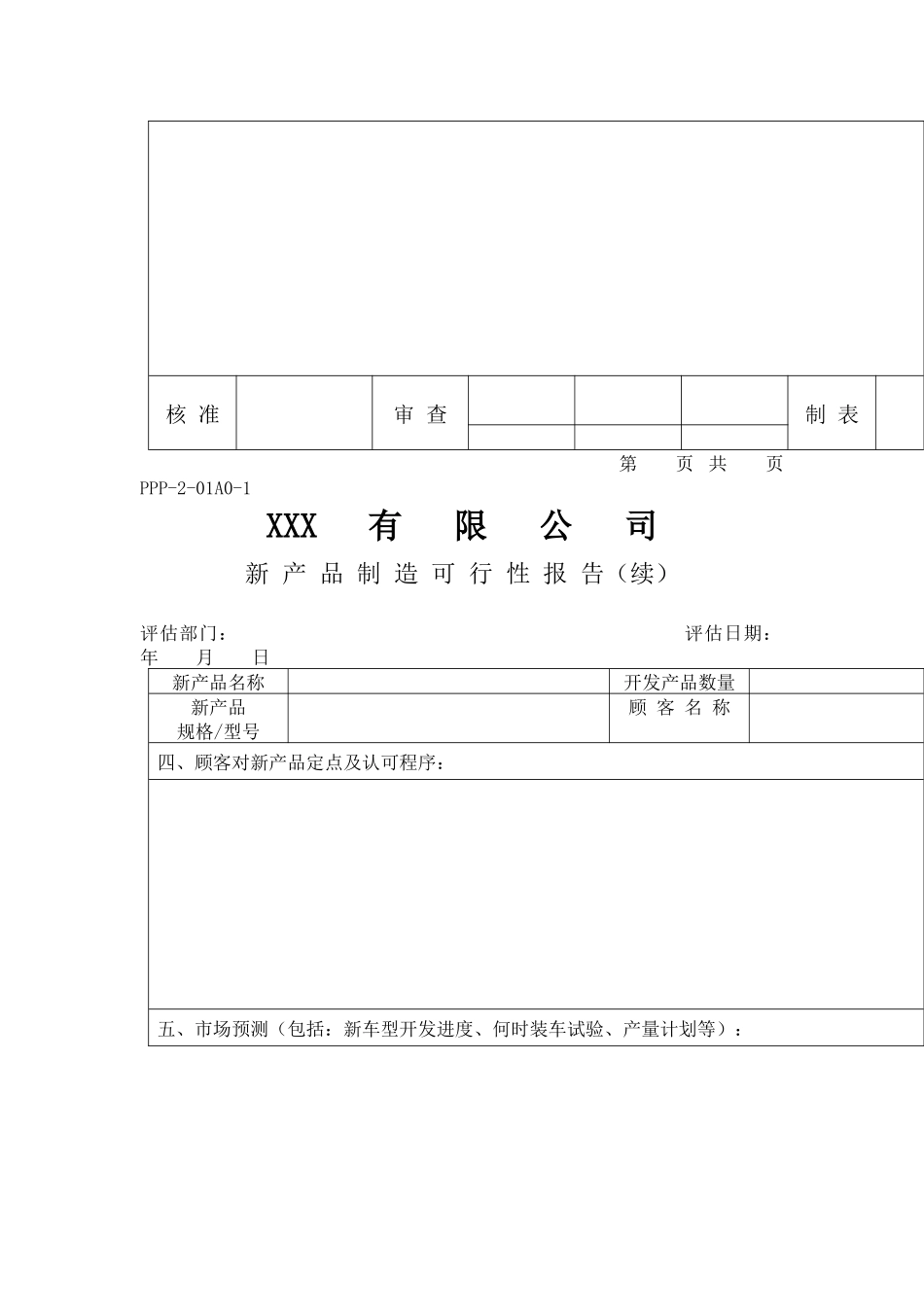 APQP表单大全_第2页