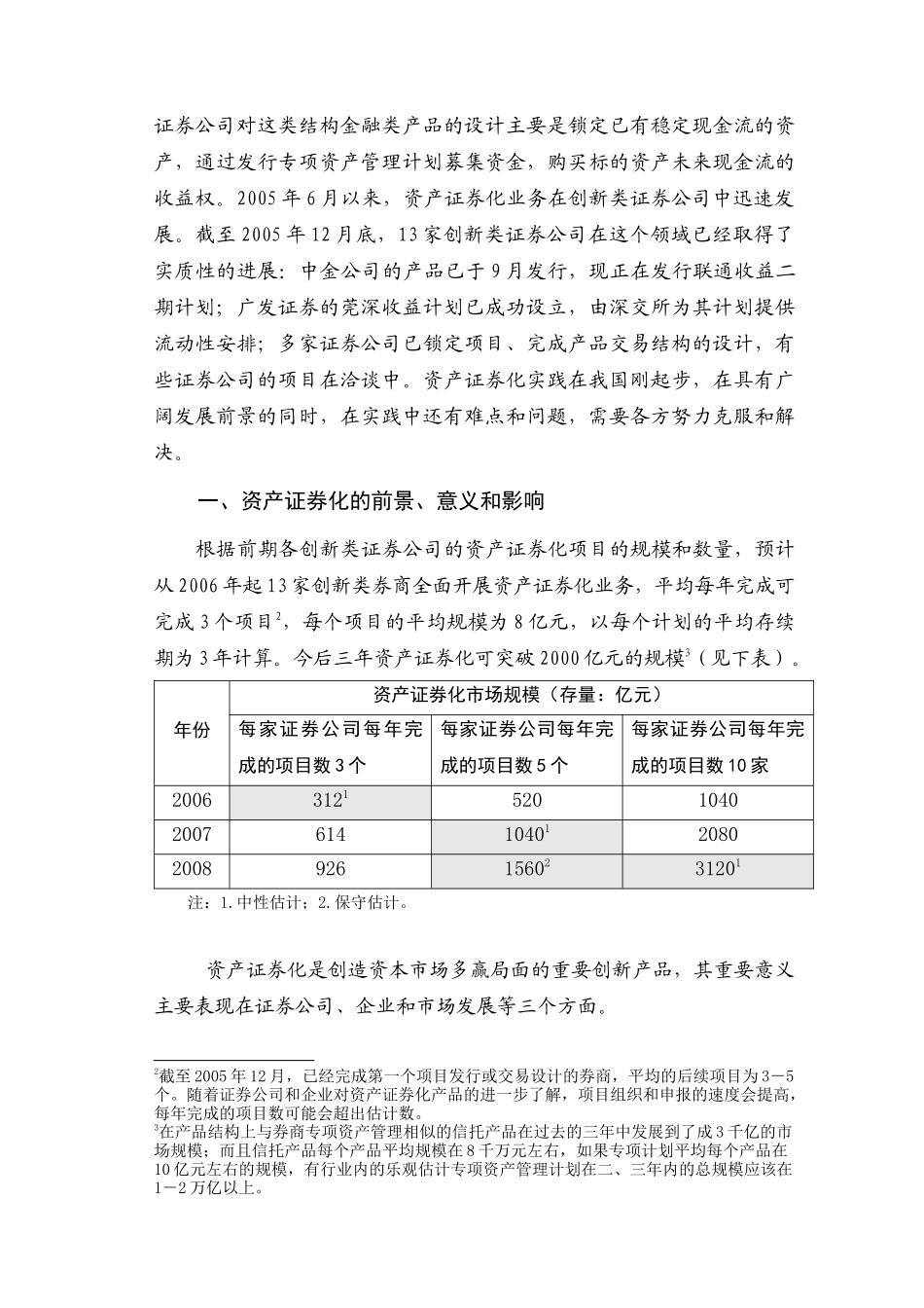 发展资产证券化的意义、难点及其建议_第2页