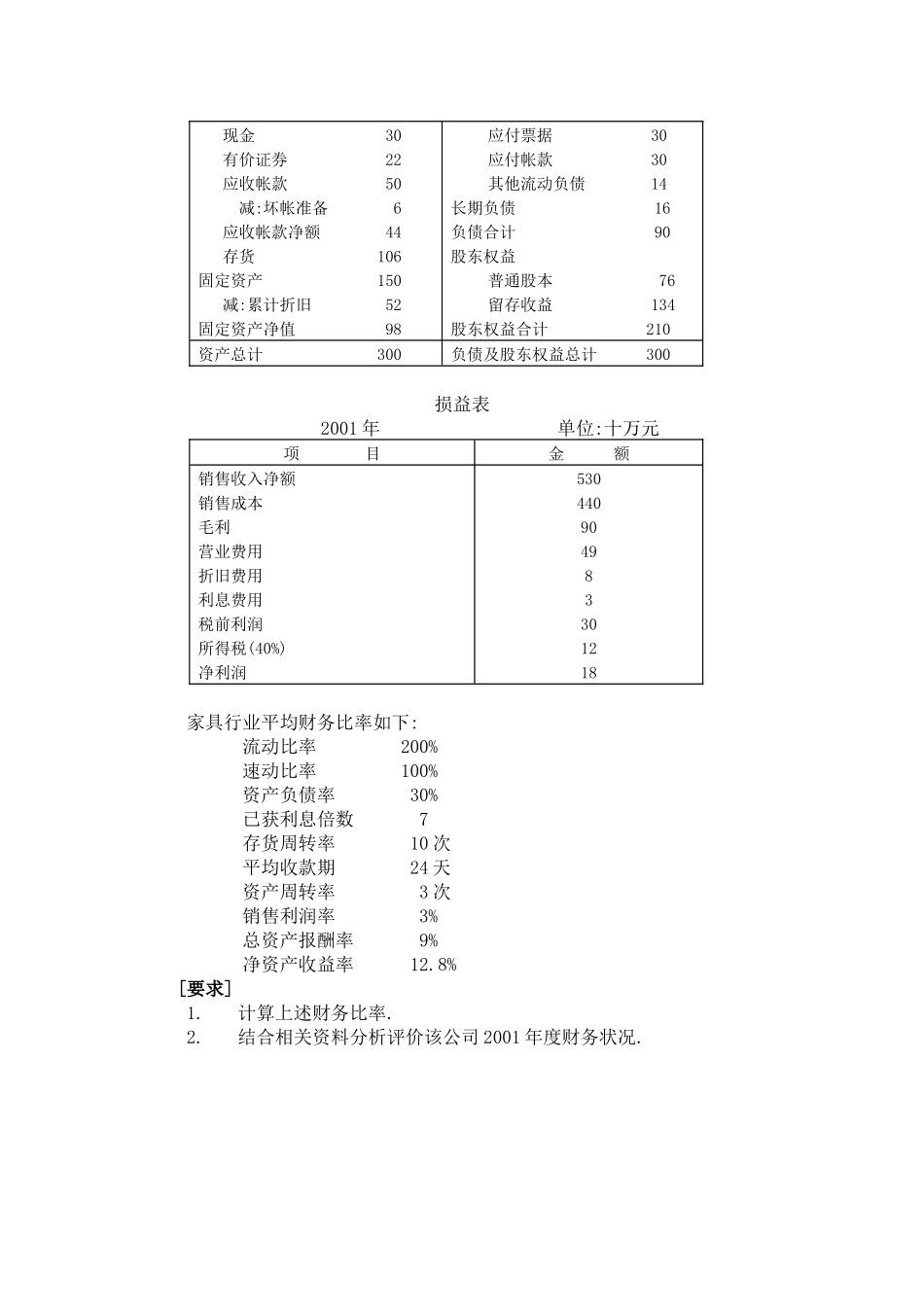财务管理练习题_第3页