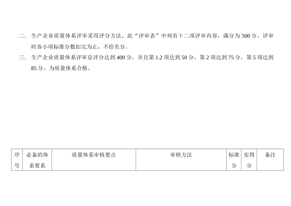 出口产品企业质量体系评审表_第2页