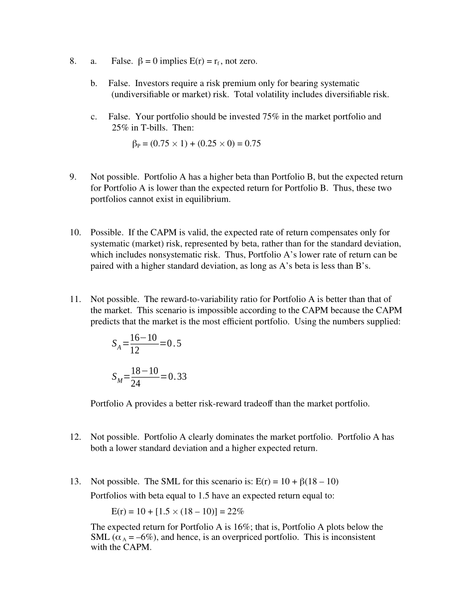 博迪投资学答案chap009-7thed_第2页