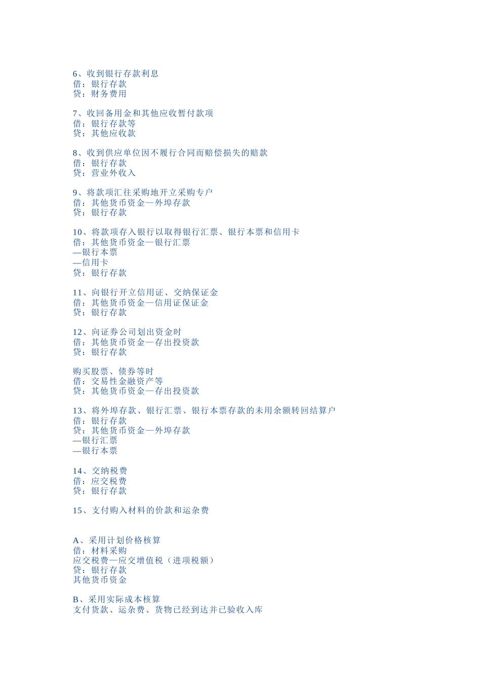 XXXX新准则会计科目应用之会计分录指导大全_第2页