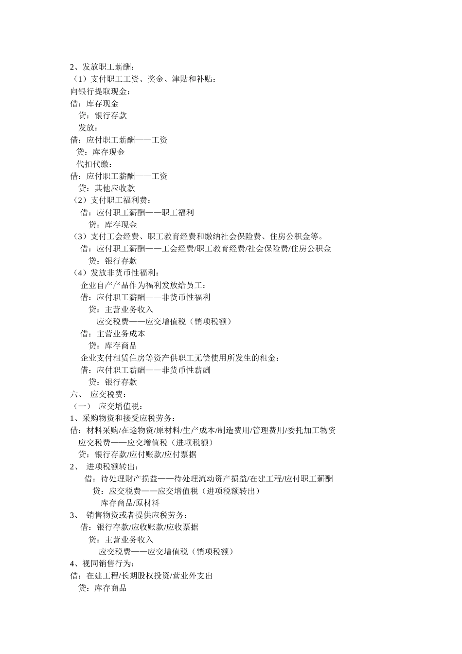 财务会计分录_第3页