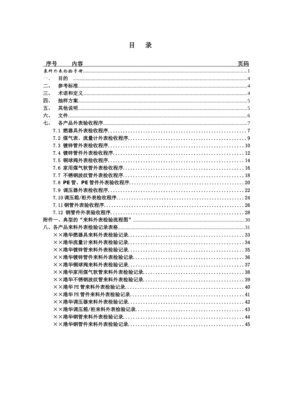 港华投资来料外表检验手册-V14_第2页