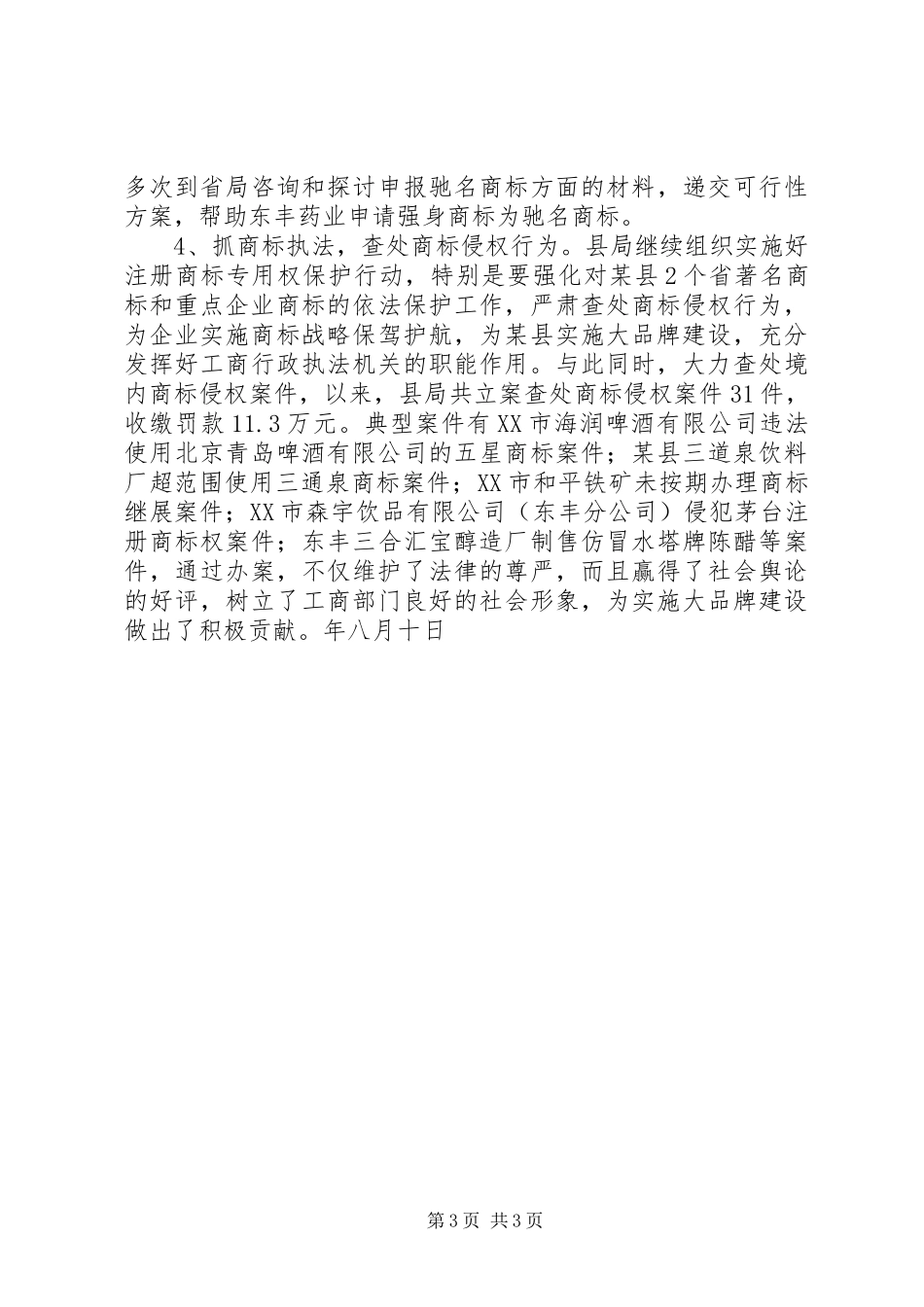 县工商局大品牌建设总结汇报材料_第3页