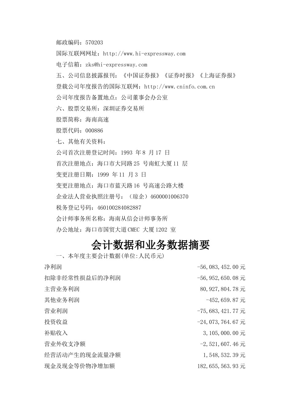 XX高速公路股份有限公司财务报表分析_第2页