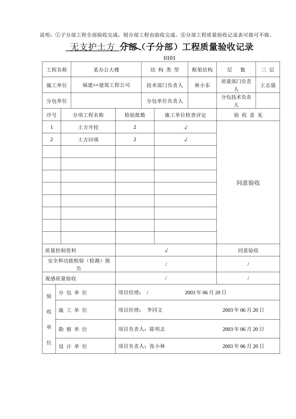 地基与基础分部工程质量验收记录表_第2页
