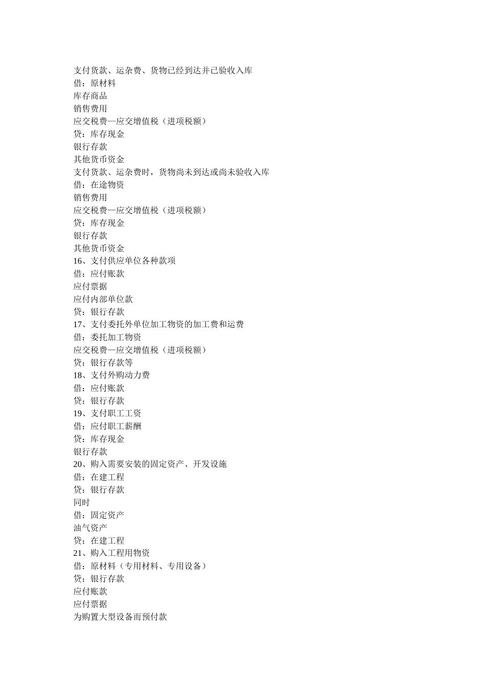 汇总新会计准则分录完整版_第3页