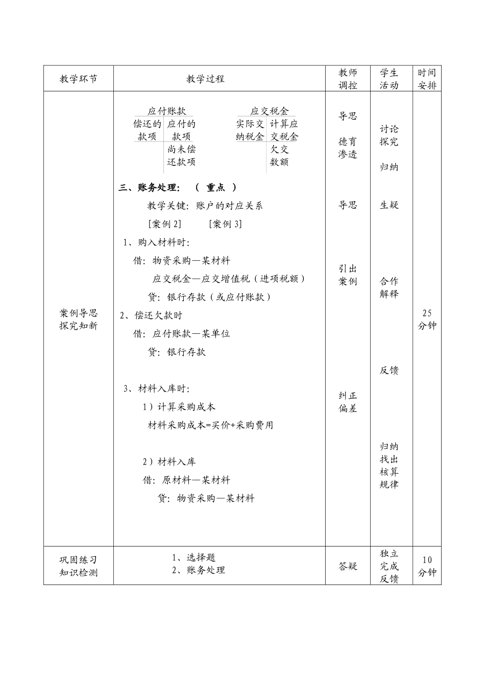 供应过程的核算教案设计_第2页