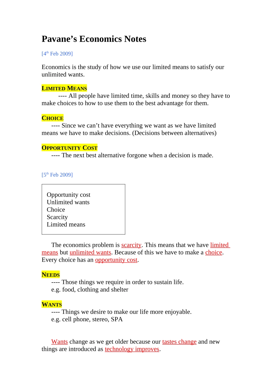 Economics Notes微观经济学-英文笔记-需求_第1页