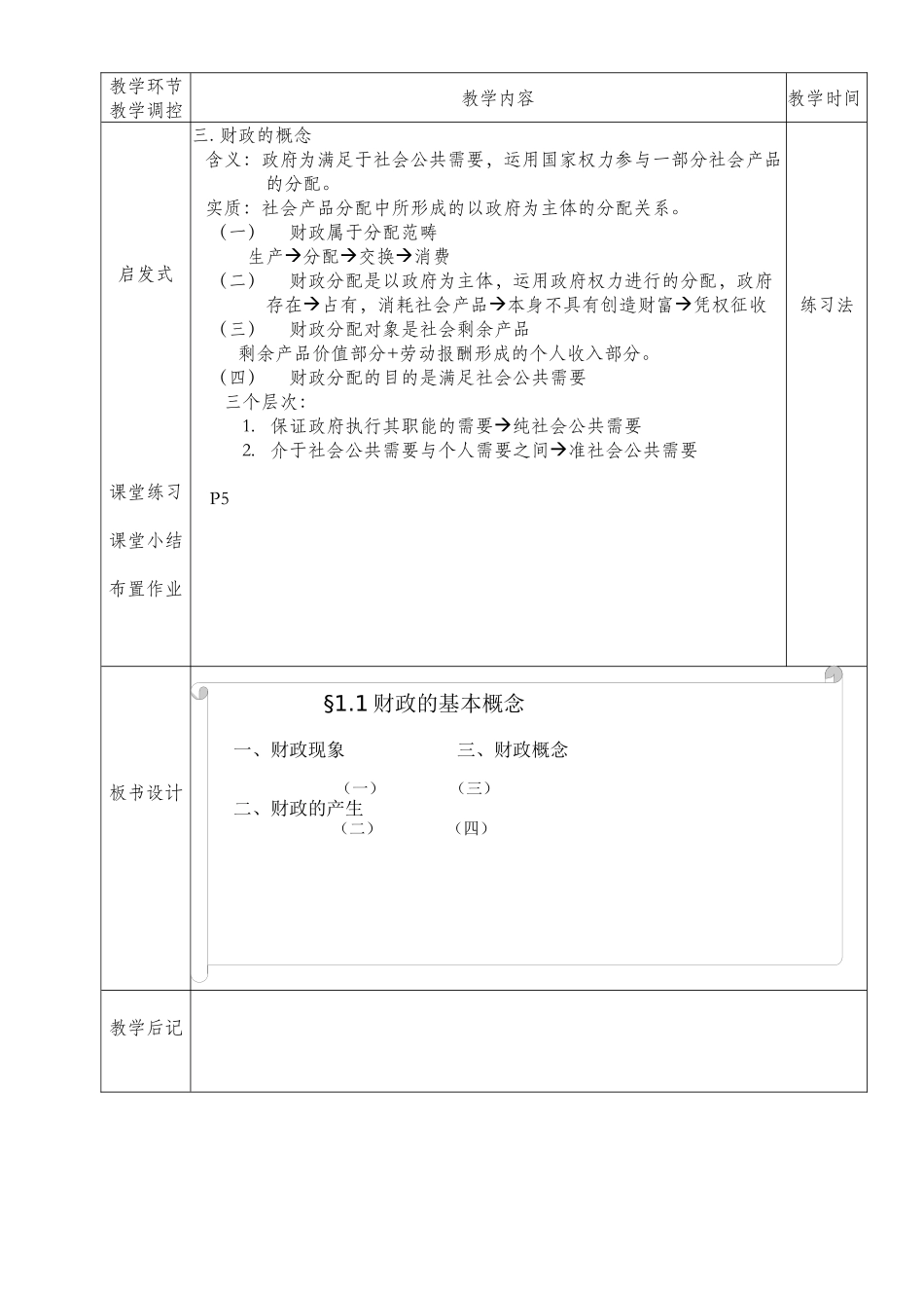 《财政与税务基础》教案_第2页