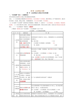 第六章 企业涉税会计核算