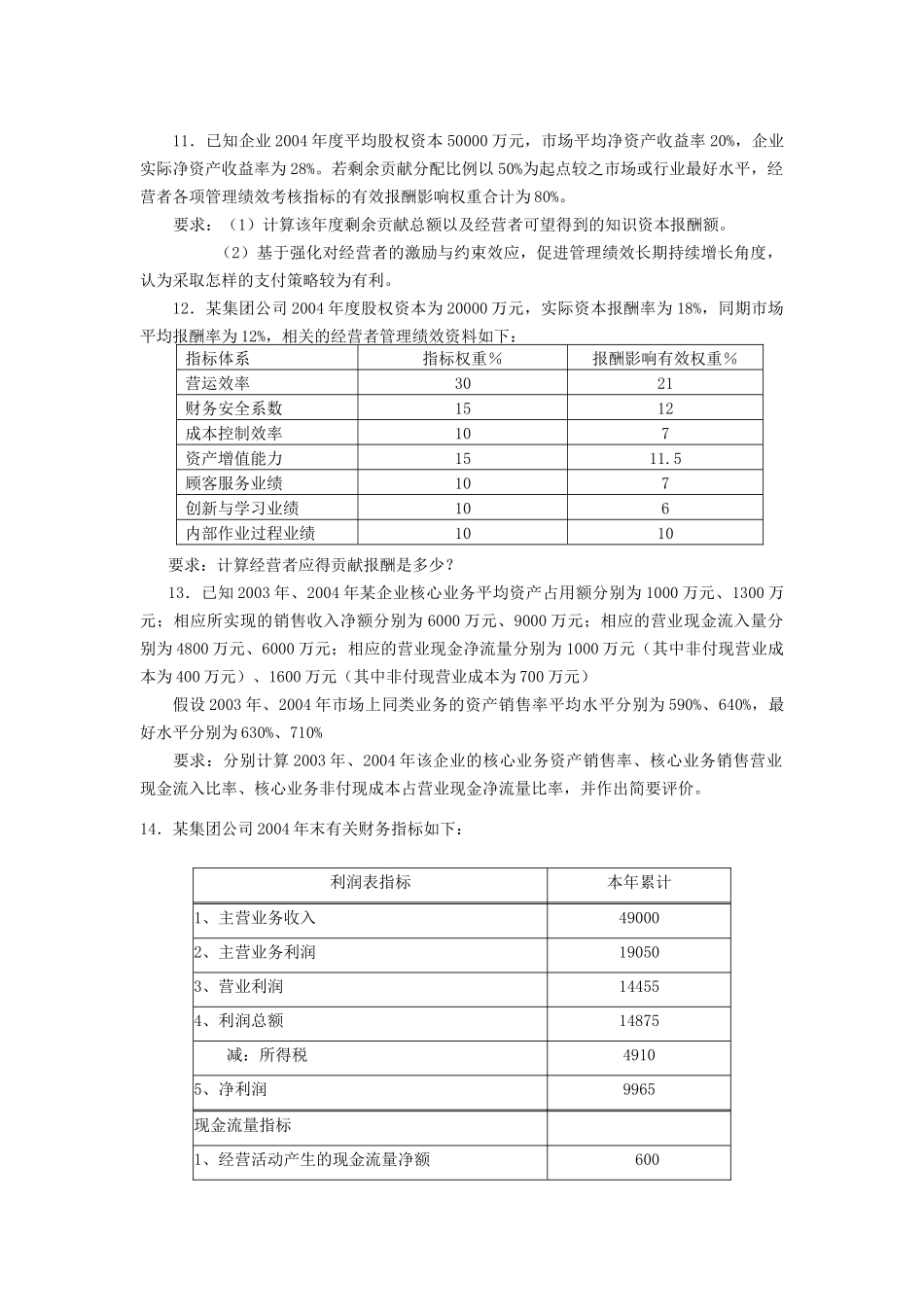 《企业集团财务管理》计算分析题及答案汇总_第3页