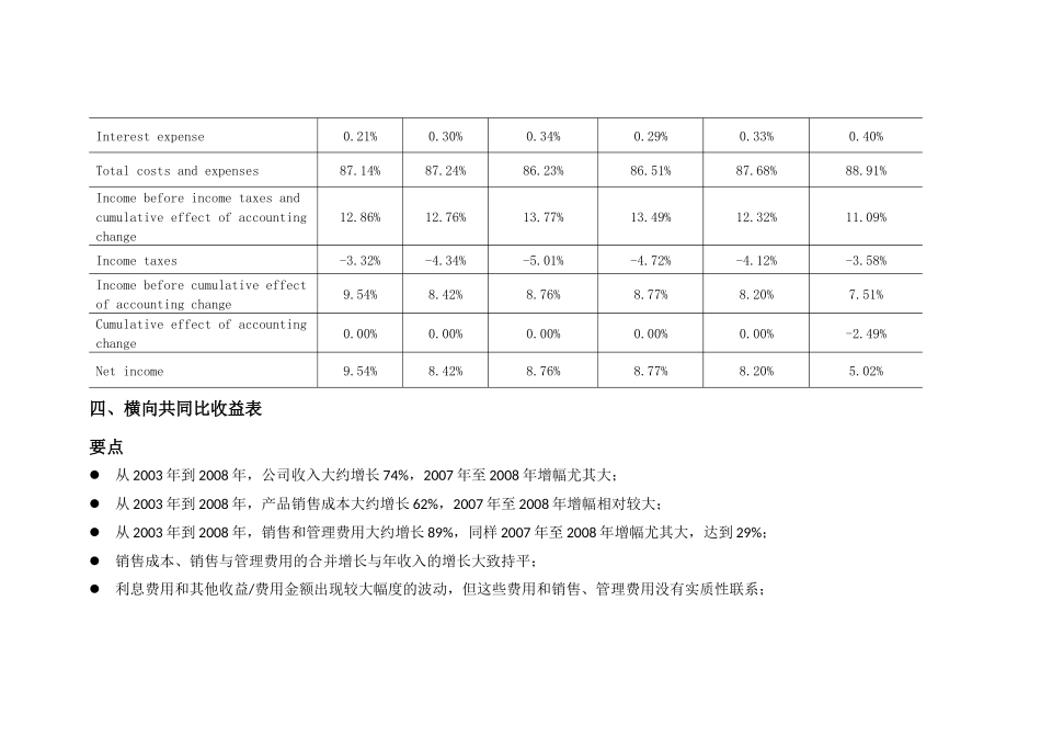 Nike公司6年财务报告分析_第3页