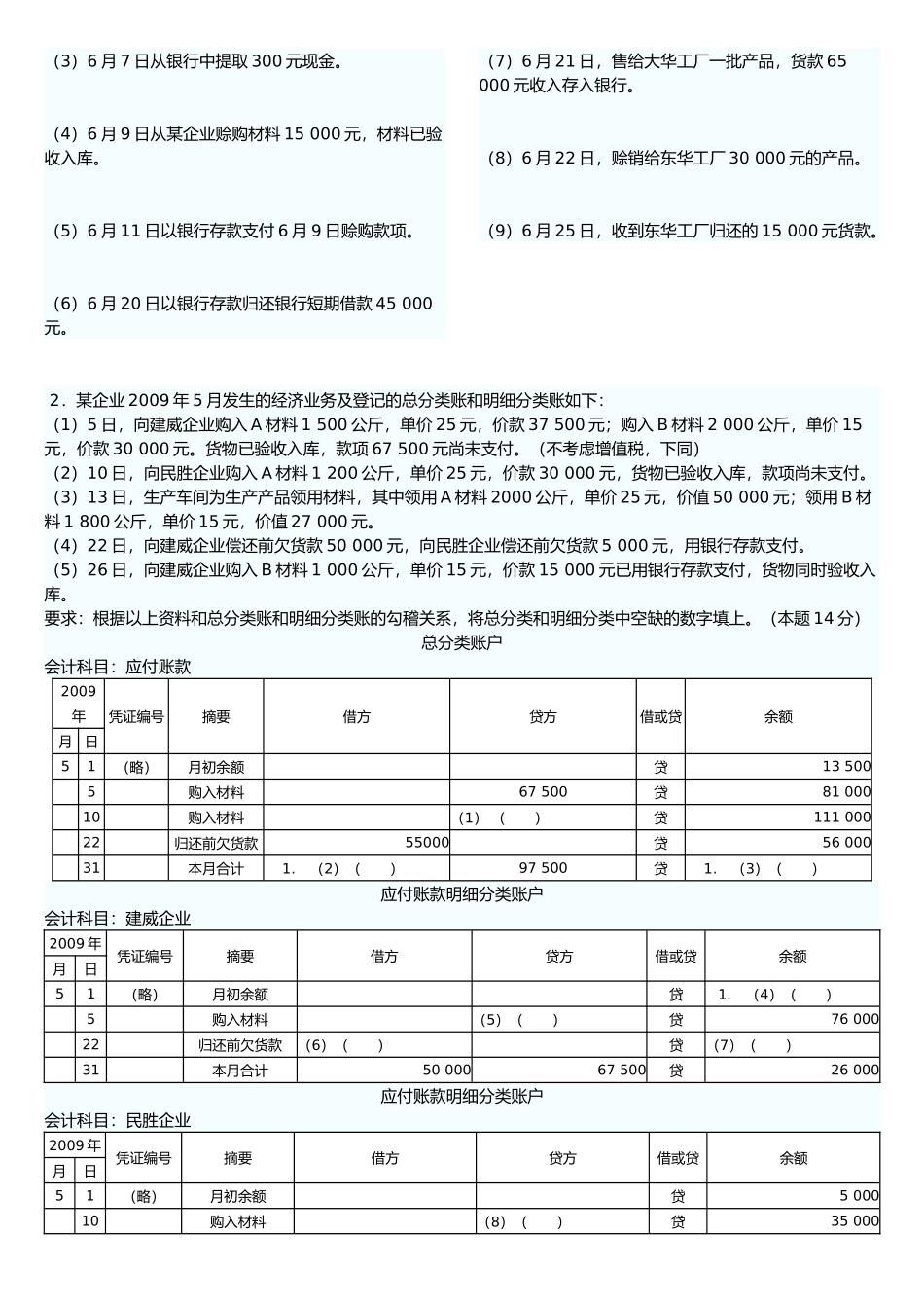 《会计基础》经典试卷_第3页