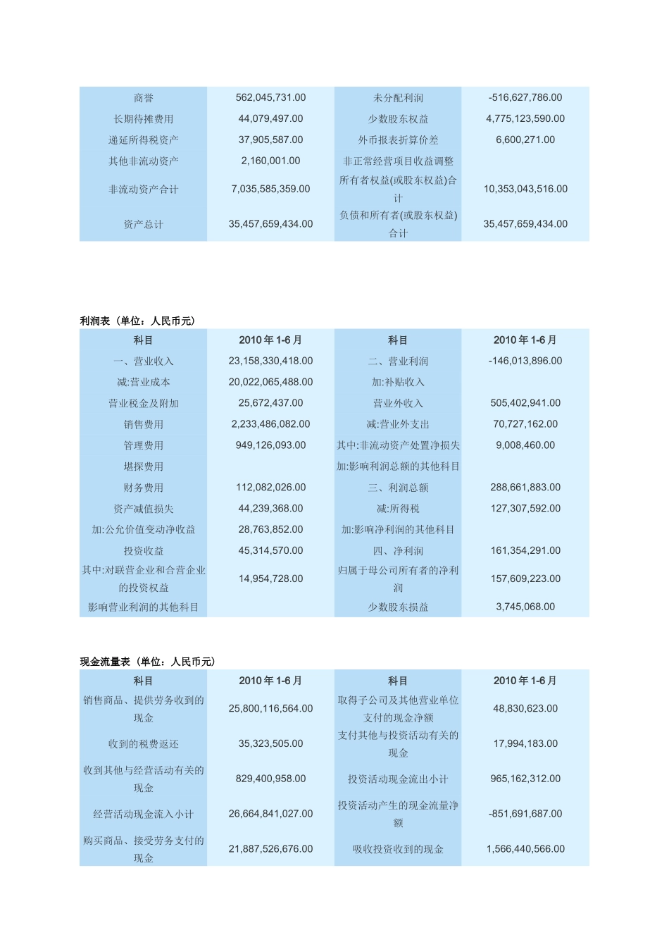 TCL公司财务报表分析_第3页