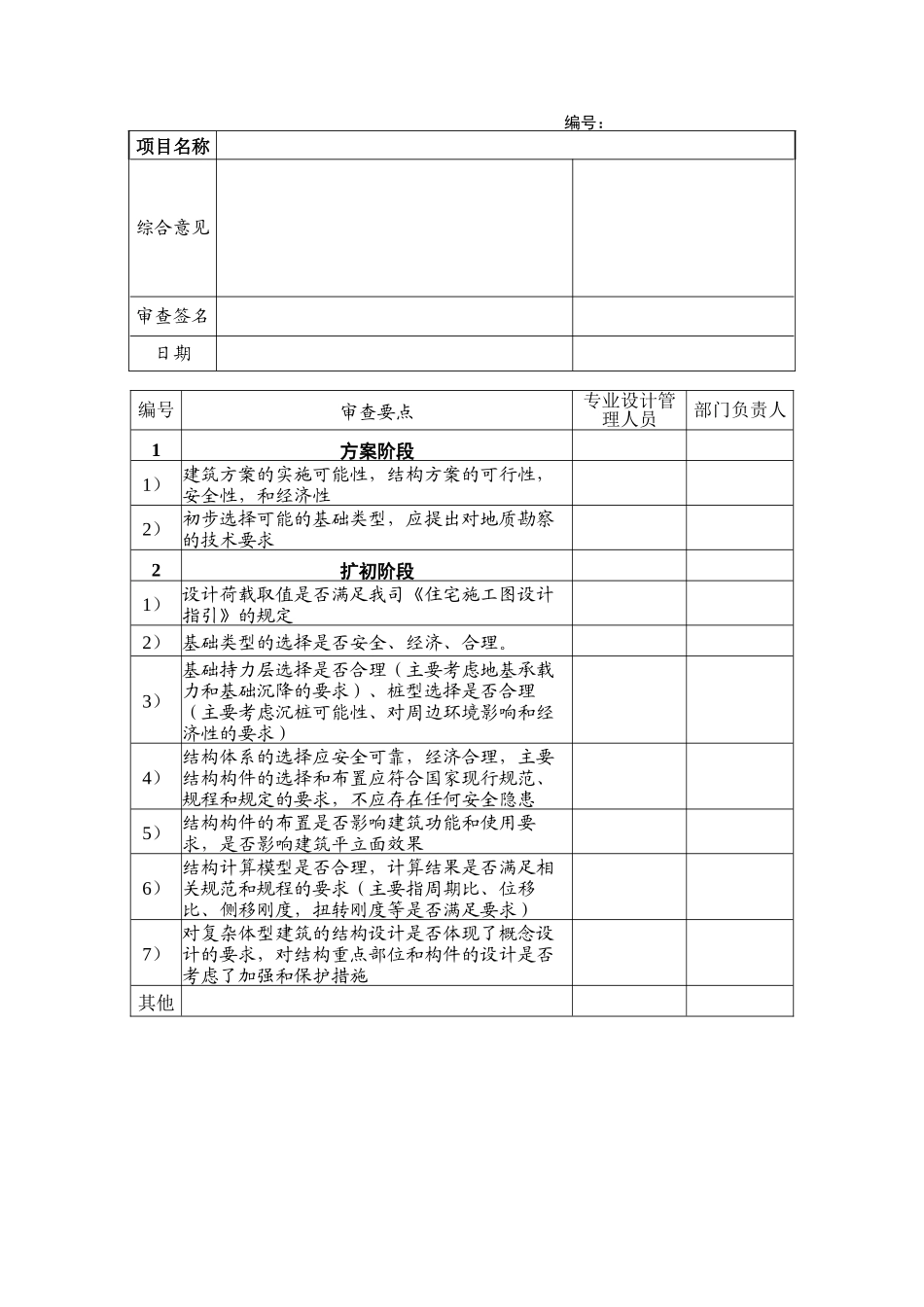 bd416结构方案设计内审表_第1页