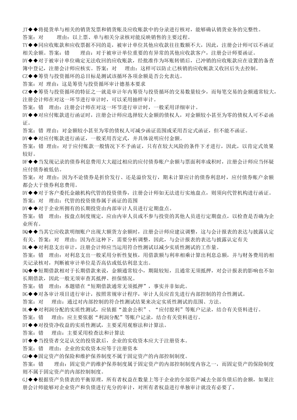 《审计案例研究》---考试终极版_第2页