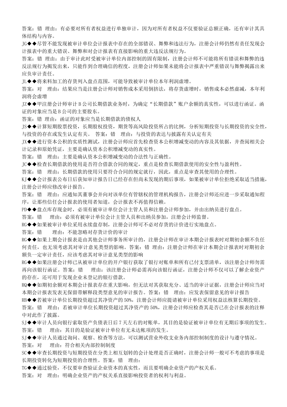 《审计案例研究》---考试终极版_第3页