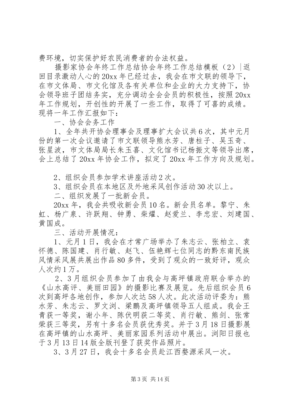 协会年终工作总结模板4篇_第3页