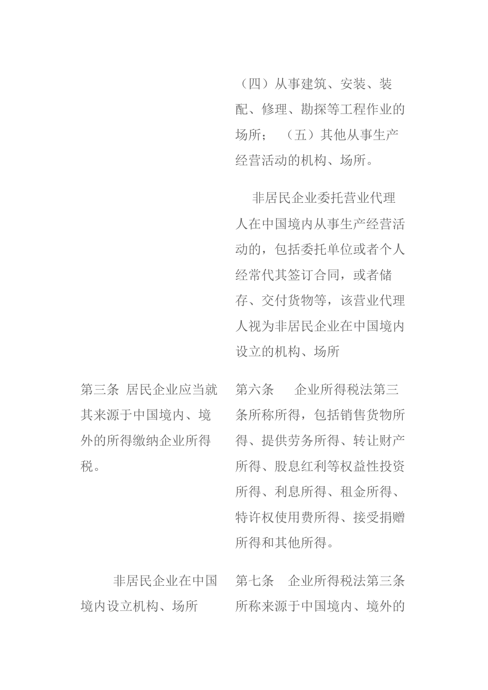 对照表2-新税法和条例_第3页