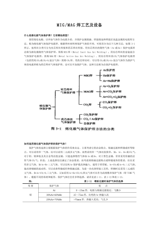 MIGMAG焊工艺及设备(DOC47页)