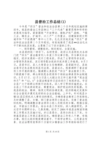 县普治工作总结(1)