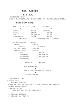 第五章营运资本管理