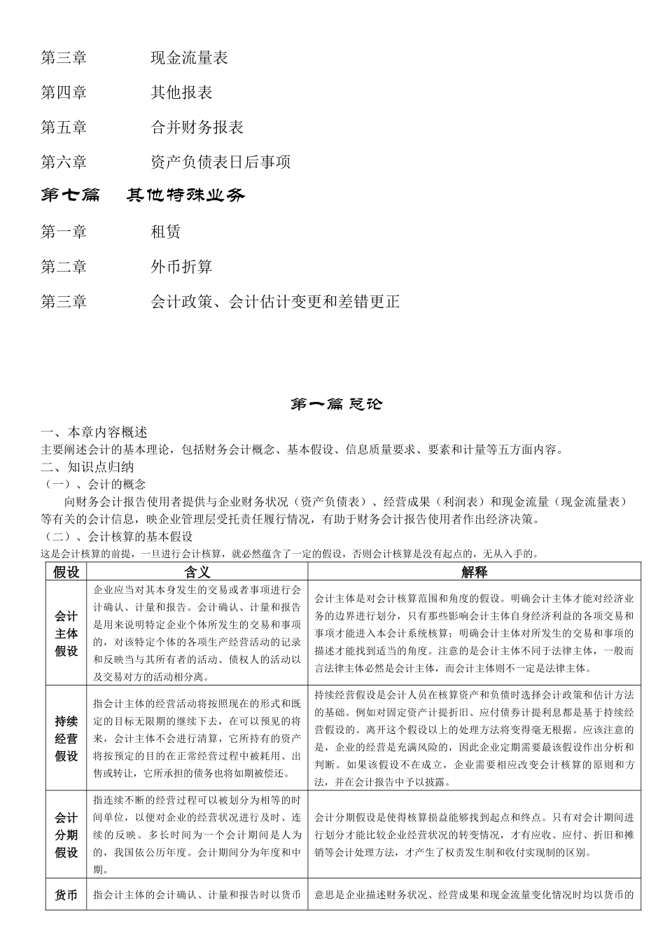 财务会计经典笔记_第2页