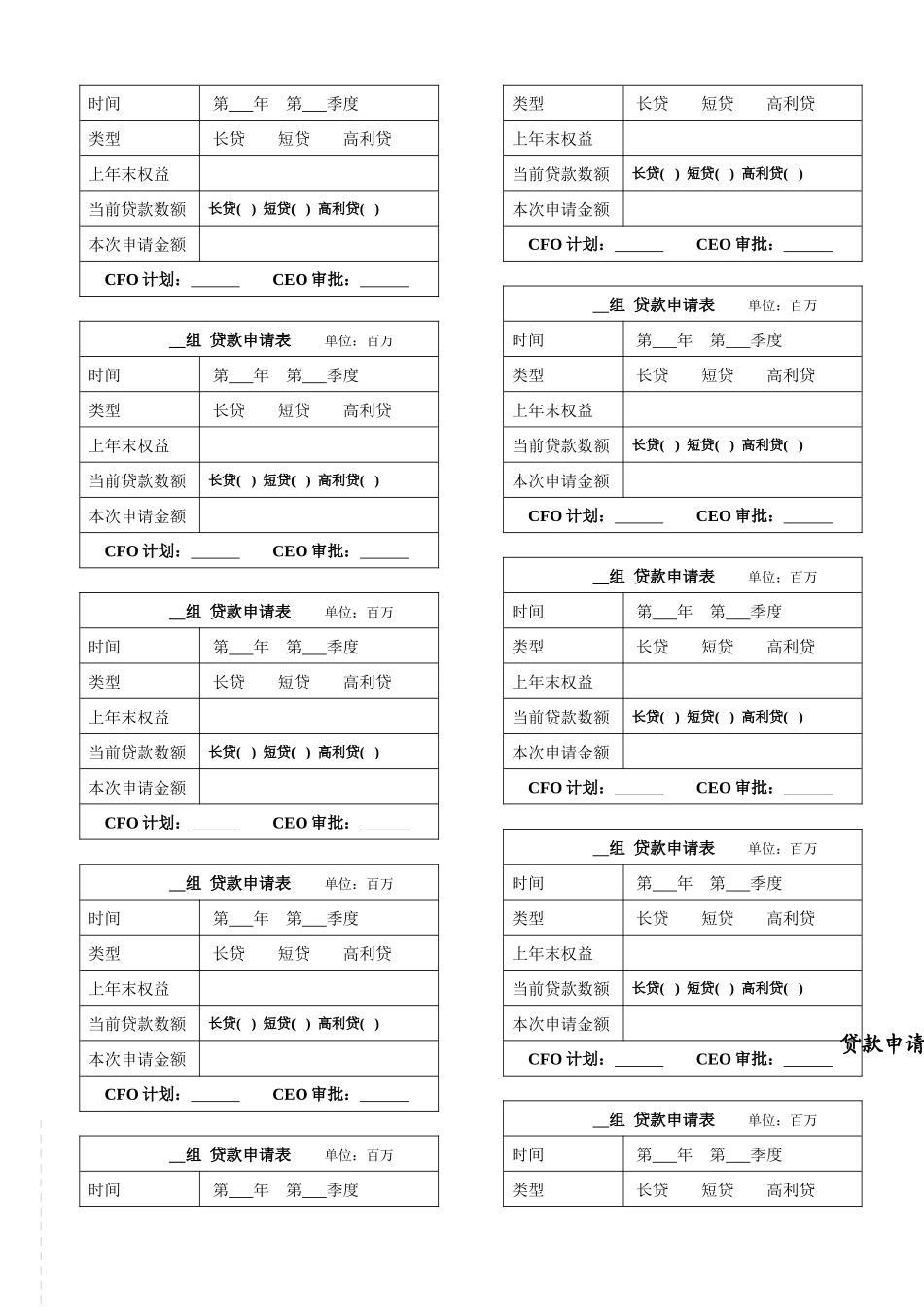 [沙盘 贷款申请记录表]_第2页