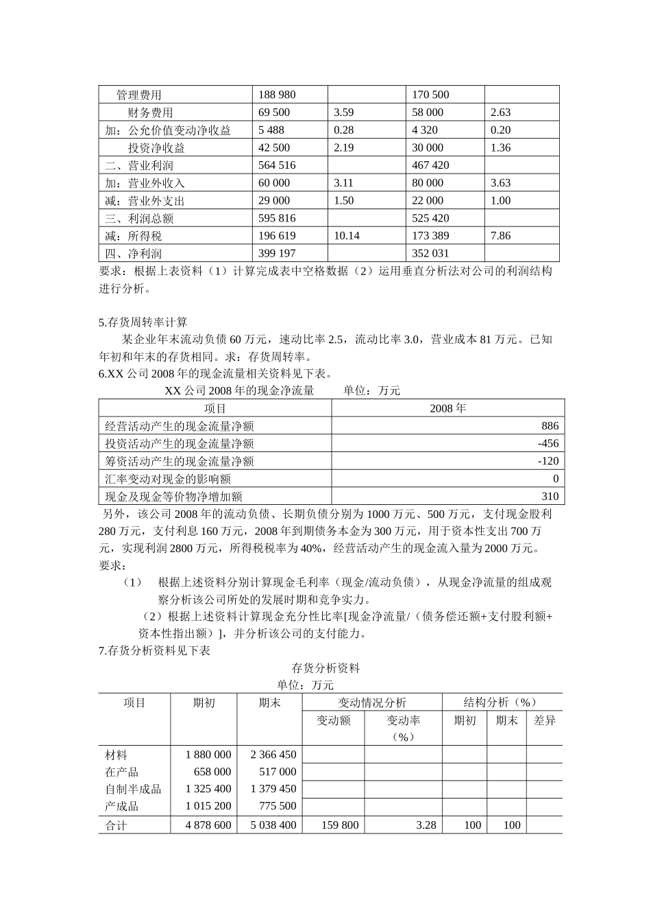 财务分析的主观题_第3页