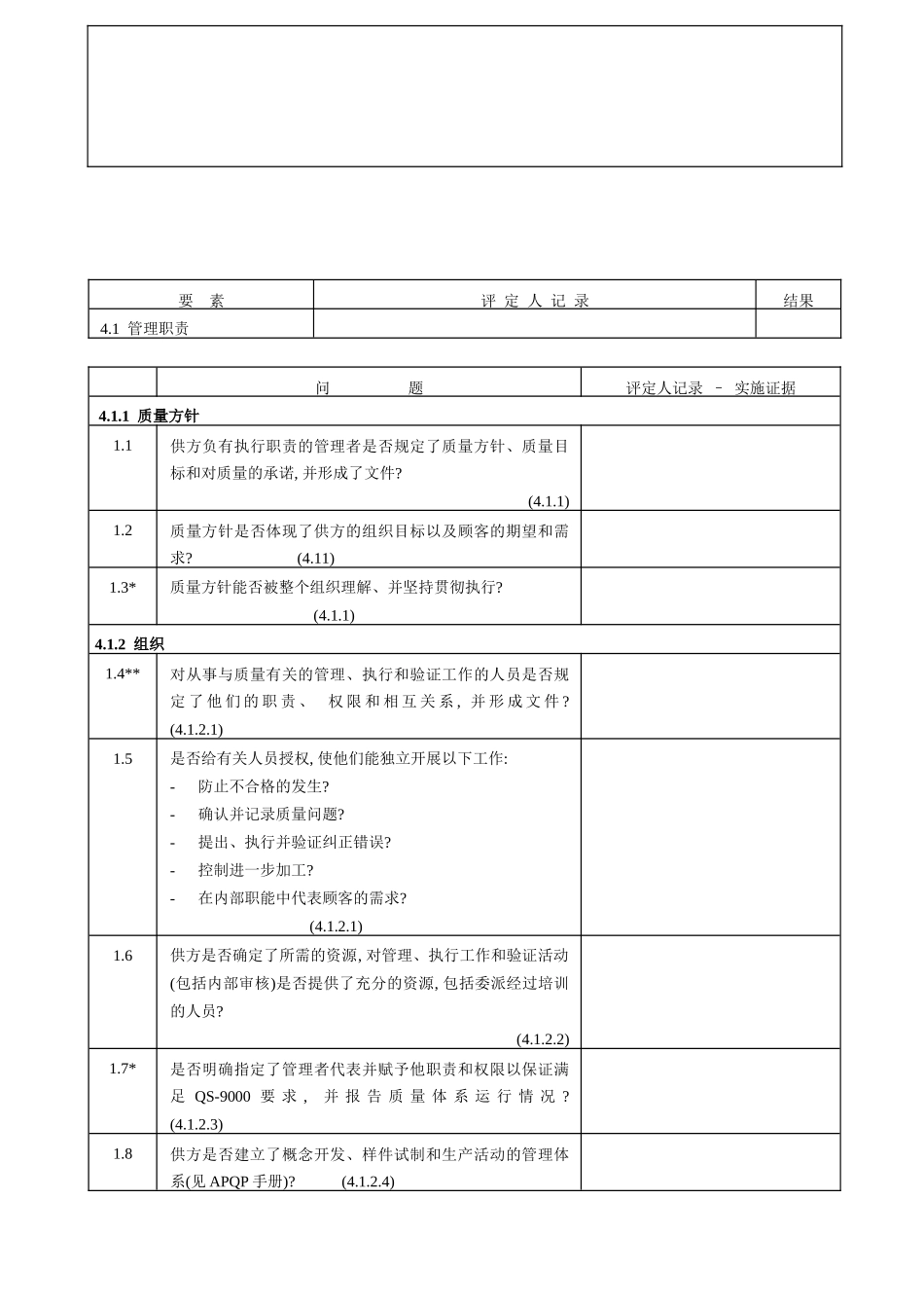 QSA内部品质稽核查核总表(1)_第3页