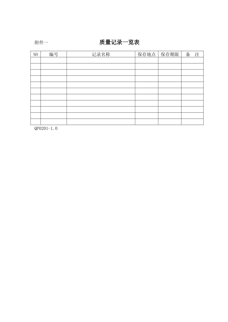 QP02质量记录管理程序_第3页