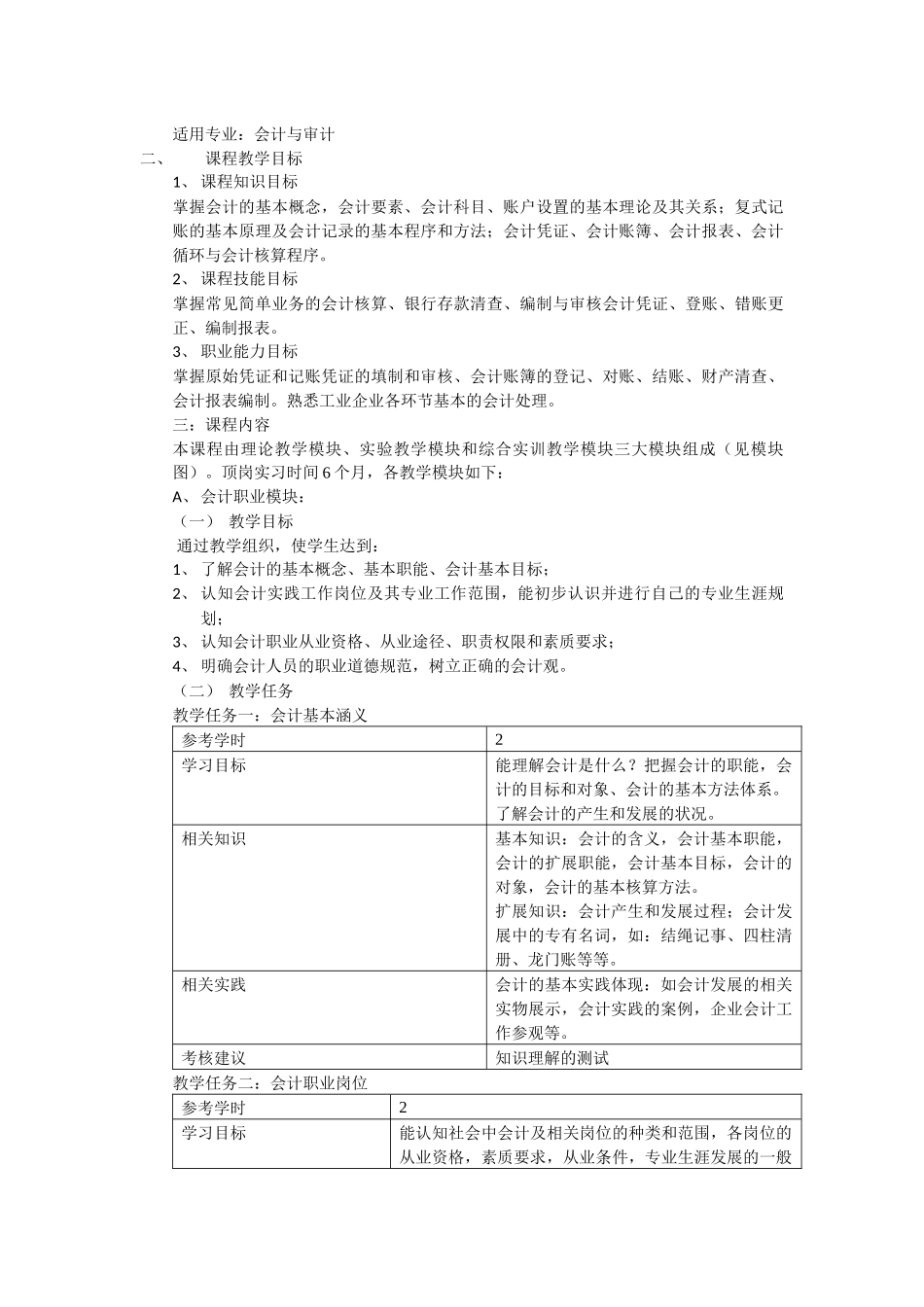 《基础会计》课程标准论述_第3页