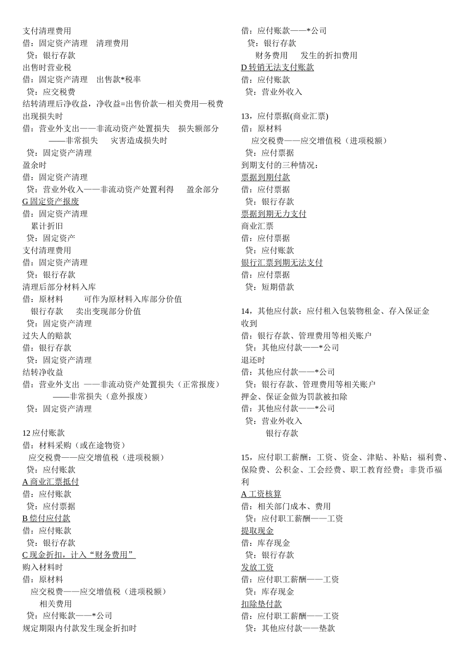 会计从业资格考试 会计分录_第3页